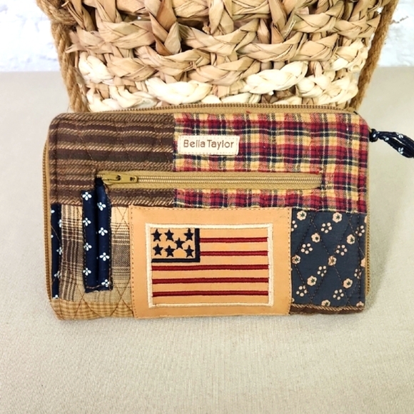 Bella Taylor Patchwork Wallet - Picture 1 of 5
